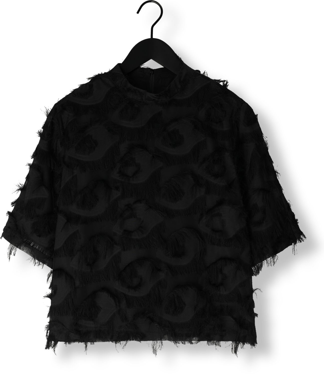 MINUS Dames Tops & T-shirts Msmaica High Neck Blouse Zwart