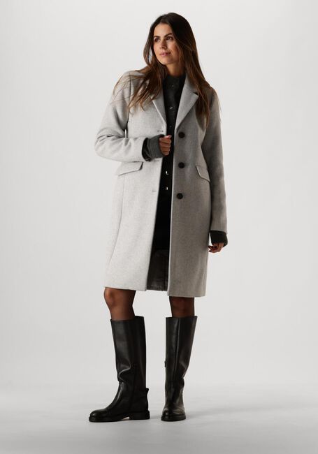 Grijze MODSTRÖM Mantel PAMELA COAT - large