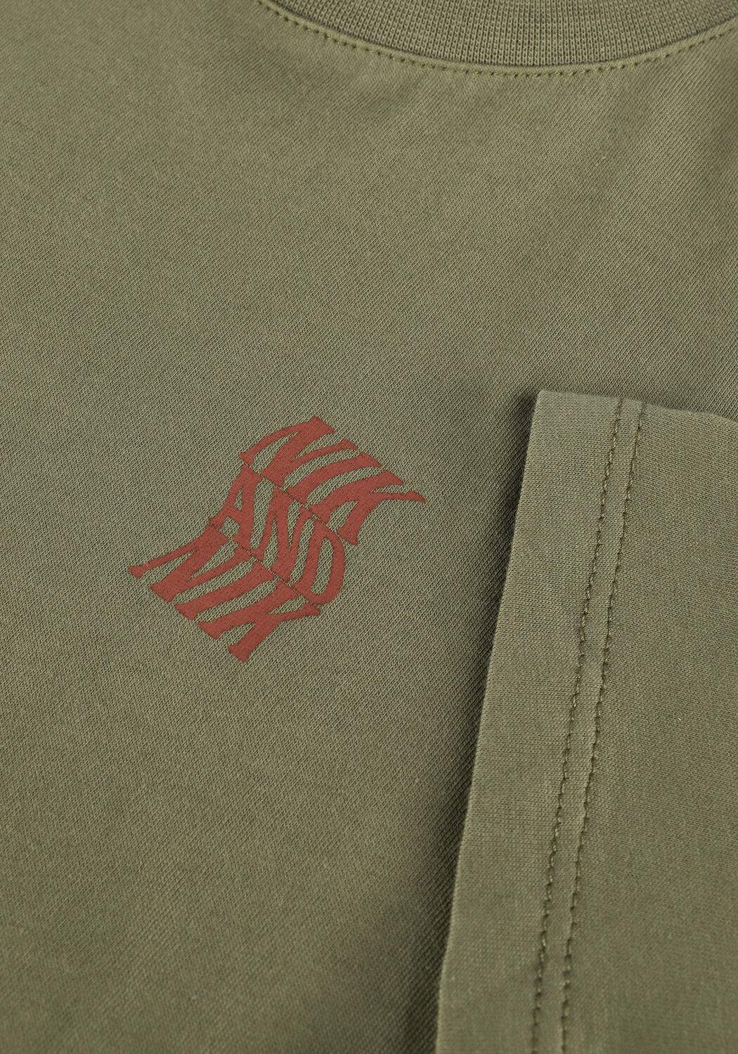 Groene NIK & NIK T-shirt SWIRL LOGO T-SHIRT - large