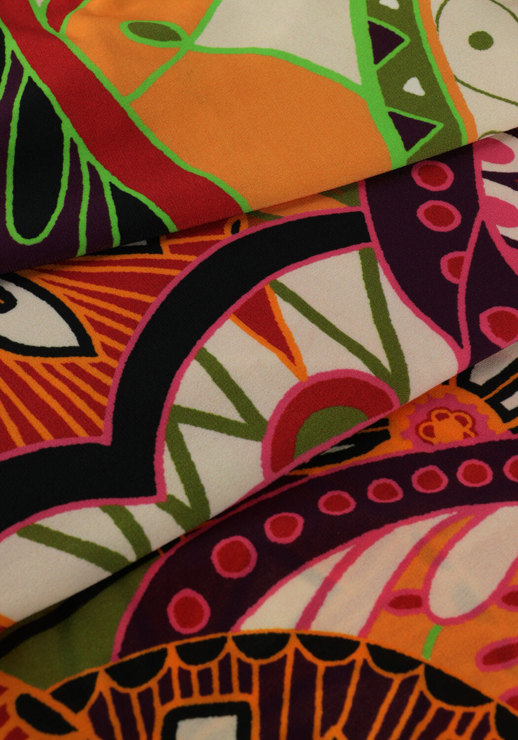 Multi VANILIA Wijde broek FUN WIDE PANT - large