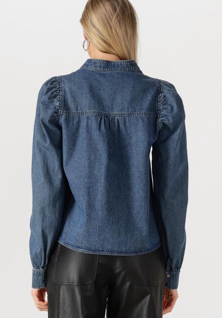 Blauwe NEO NOIR Blouses ROSSLYN DENIM BLOUSE - large