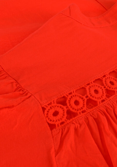 Oranje SUMMUM Midi jurk DRESS COTTON VOILE - large