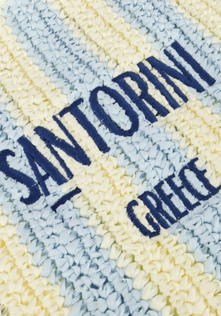 Blauwe NOTRE-V Schoudertas SANTORINI GREECE Blauwe NOTRE-V Schoudertas SANTORINI GREECE - large