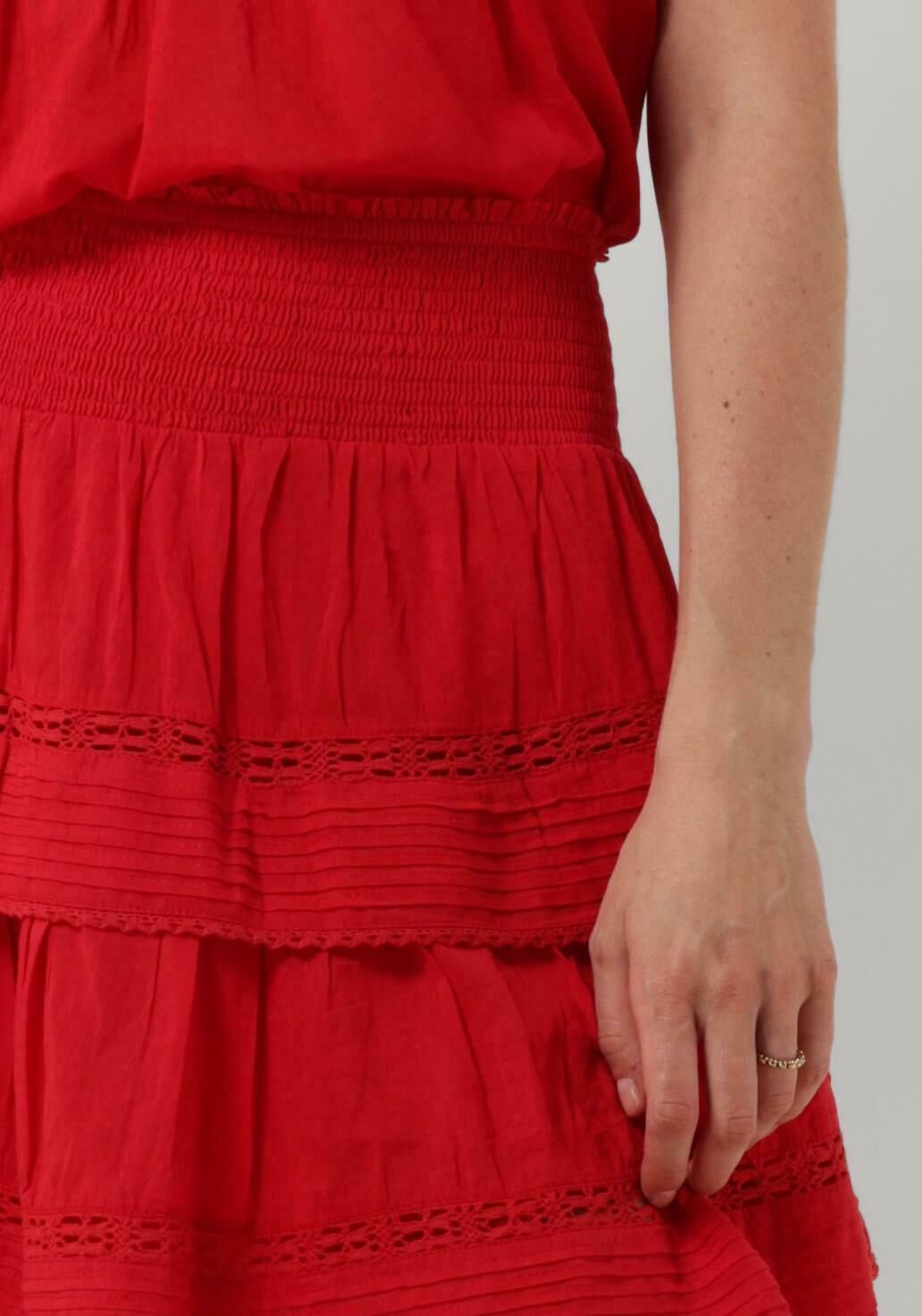 NEO NOIR Dames Rokken Kenia S Voile Skirt Rood