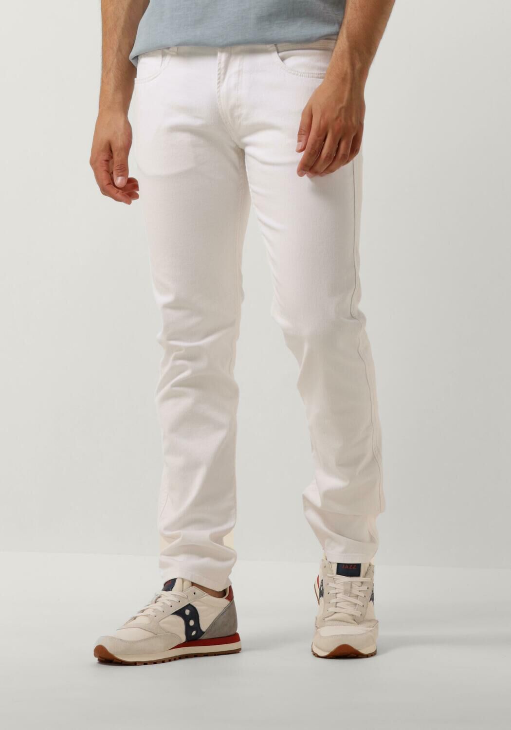 Replay Heren Jeans Anbass Pants White Heren