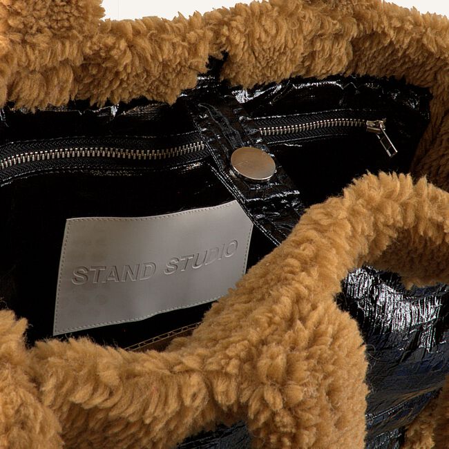 Zwarte STAND STUDIO Handtas LOLITA TEDDY BAG Zwarte STAND STUDIO Handtas LOLITA TEDDY BAG - large