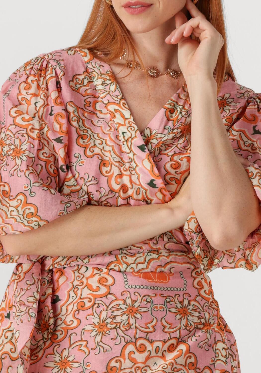 OBJECT Dames Jurken Objholly 2 4 Re Short Wrap Dress 138 Multi