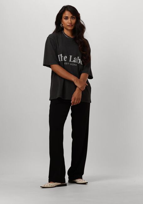 Zwarte ALIX THE LABEL Pantalon LADIES WOVEN STRAIGHT LEG PANTS - large