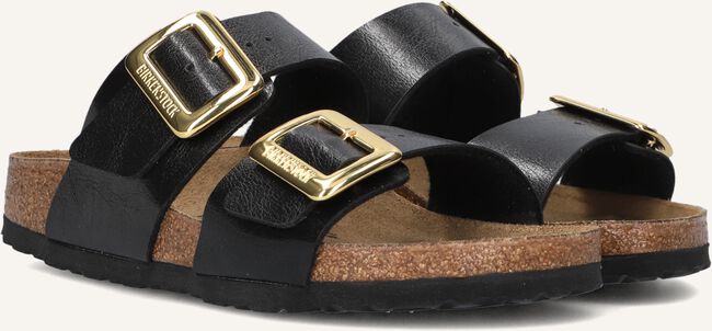 Zwarte BIRKENSTOCK Slippers SYDNEY CUSHION BUCKLE Zwarte BIRKENSTOCK Slippers SYDNEY CUSHION BUCKLE - large