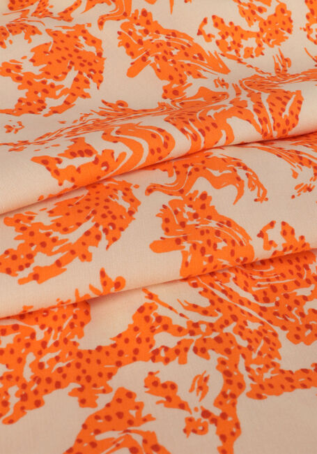 Oranje OBJECT Maxi jurk JIBRA S/L LONG DRESS - large