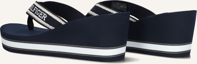 Blauwe TOMMY HILFIGER Teenslippers HILFIGER WEDGE BEACH Blauwe TOMMY HILFIGER Teenslippers HILFIGER WEDGE BEACH - large