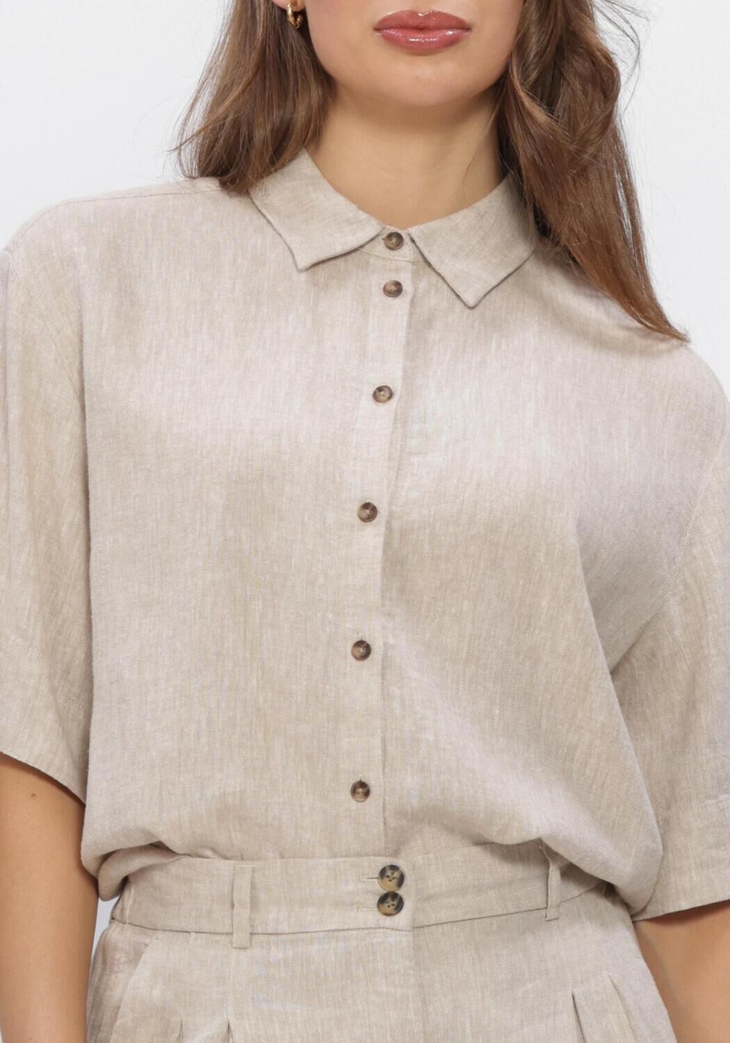 Zand MSCH COPENHAGEN Blouses MSCHVIANA GINIA 3/4 SHIRT - large