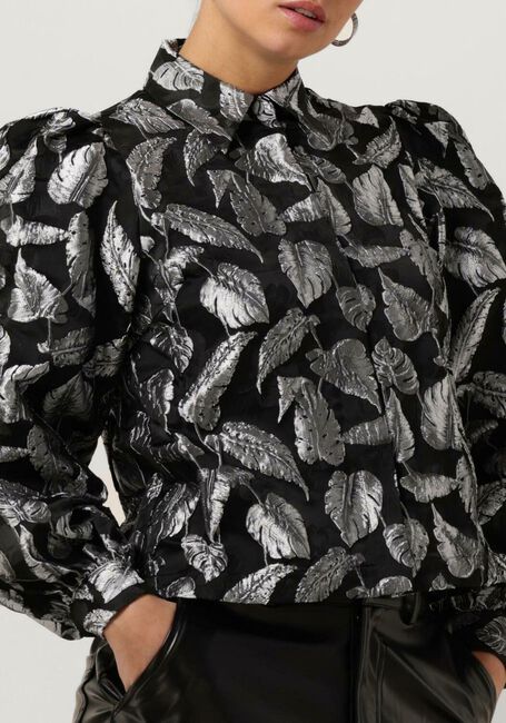 Zilveren SELECTED FEMME Blouses SLFPAULA-ELANI SILVER LEAF JACKET B - large