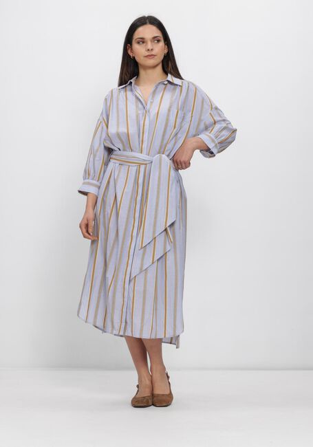 Blauwe BEAUMONT Midi jurk INDIA DRESS - large