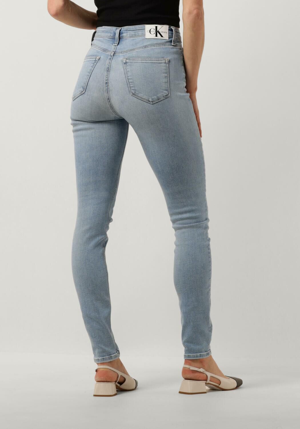 CALVIN KLEIN Dames Jeans High Rise Skinny Blauw