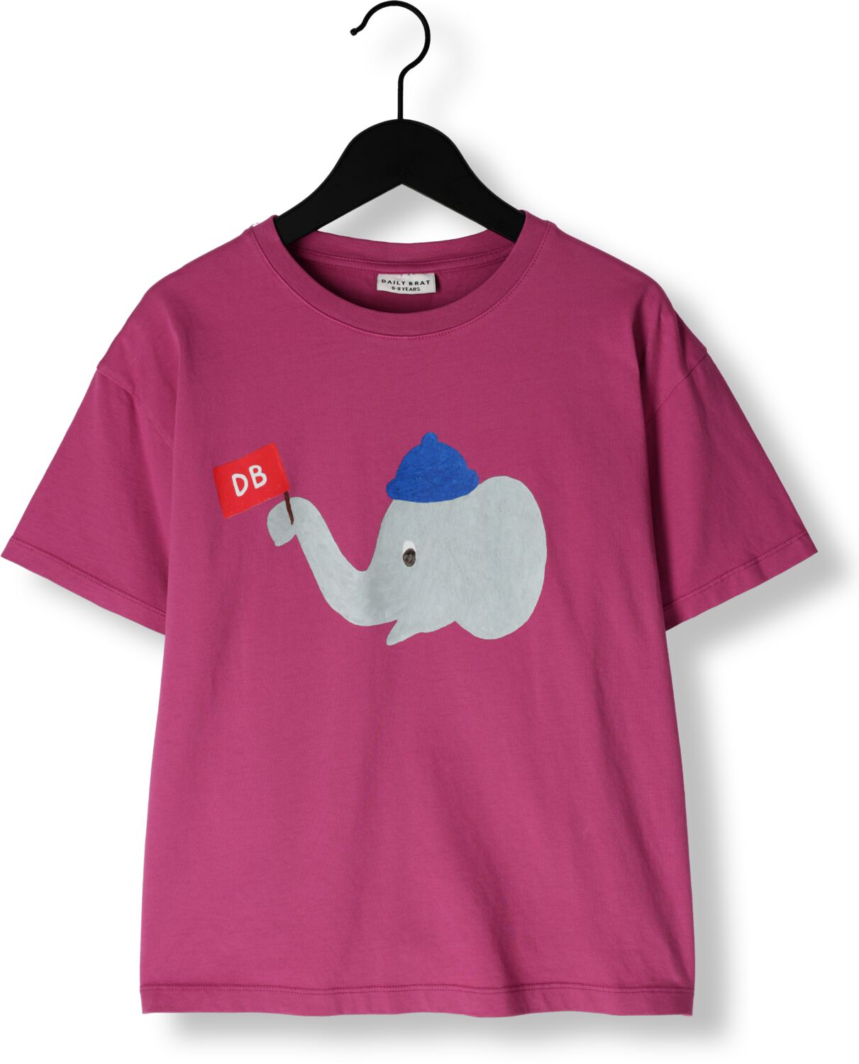 DAILY BRAT Jongens Polo's & T-shirts Elephunk T-shirt Paars