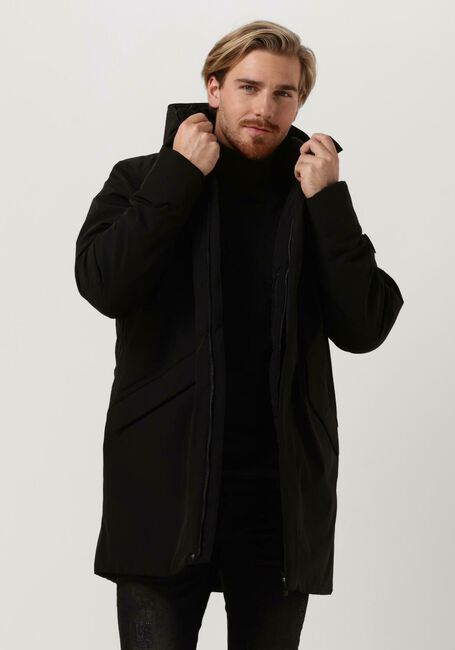 Zwarte PUREWHITE Parka's LONG PARKA - large