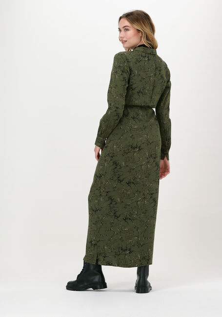 Groene ANOTHER LABEL Maxi jurk CHANIWA DRESS L/S - large