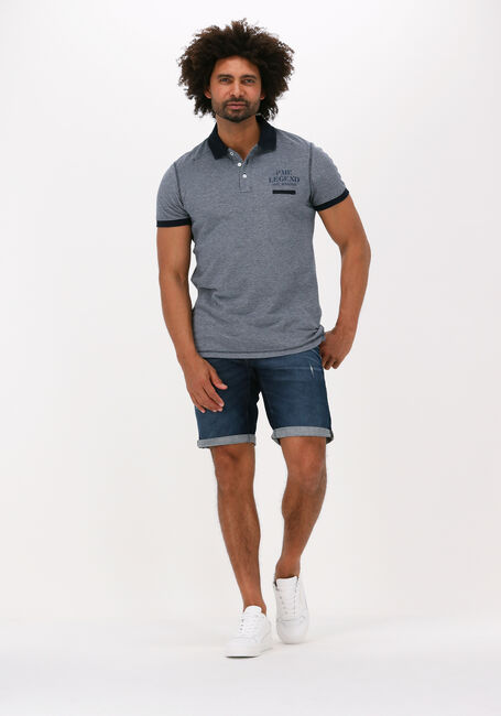 Donkergrijze PME LEGEND Polo SHORT SLEEVE POLO TWO TONE PIQUE - large