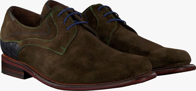 Groene FLORIS VAN BOMMEL Nette schoenen 18079 - large