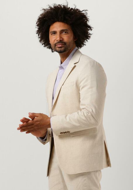 Witte SELECTED HOMME Colberts SLHSLIM-MARTIN LINEN BLZ EX BLAZER - large