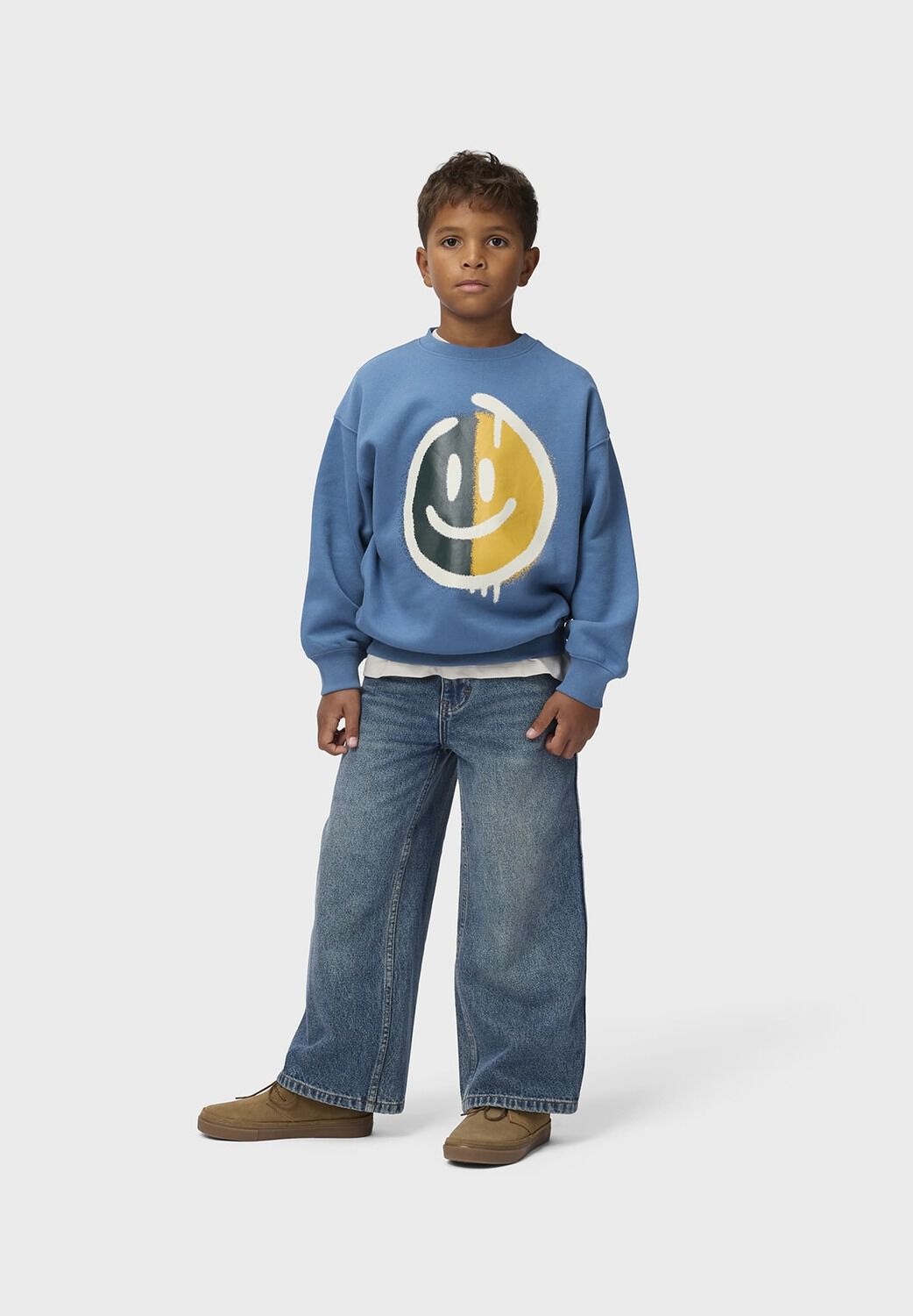 Blauwe MOLO Sweater MAR - large