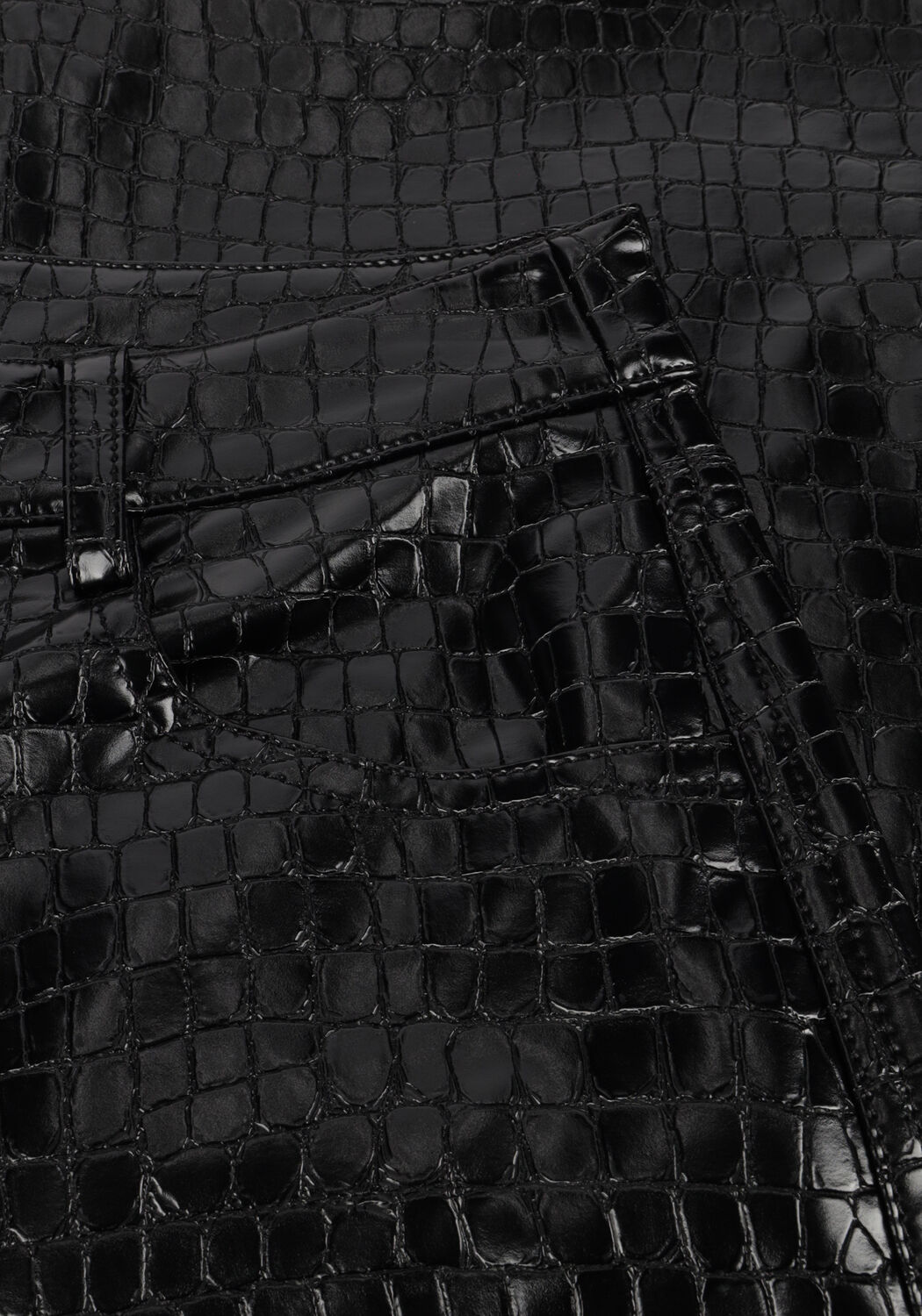 Zwarte EDITED Wijde broek CELINA TROUSERS - large