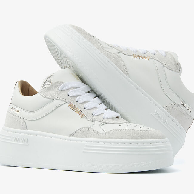 Grijze VIA VAI Lage sneakers ISA CECILE - large
