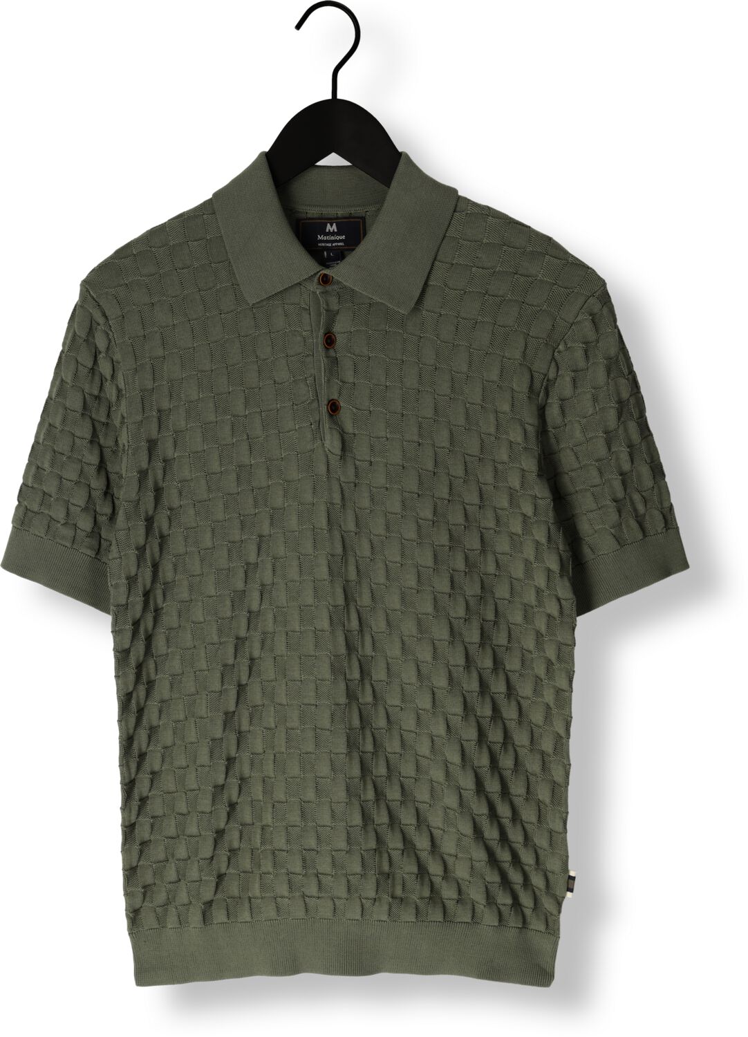 MATINIQUE Heren Polo's & T-shirts Mapolo Bb Heritage Groen