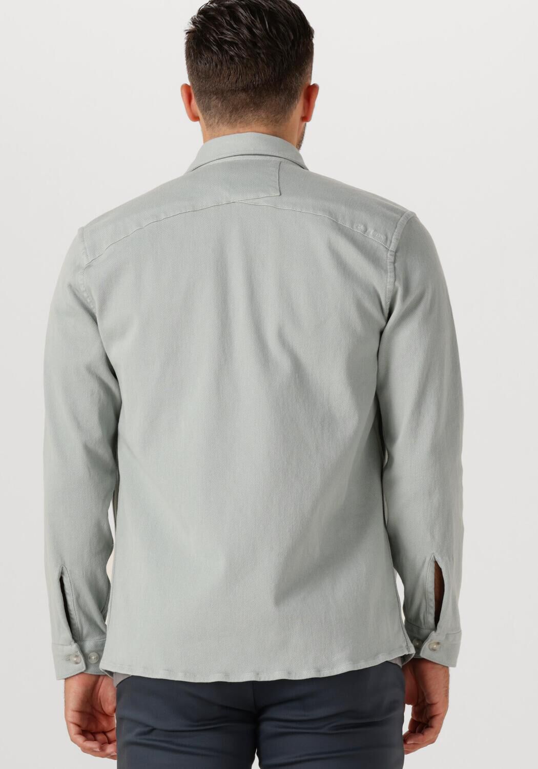 CAST IRON Heren Overshirts Cf Twill Overshirt Lichtgrijs