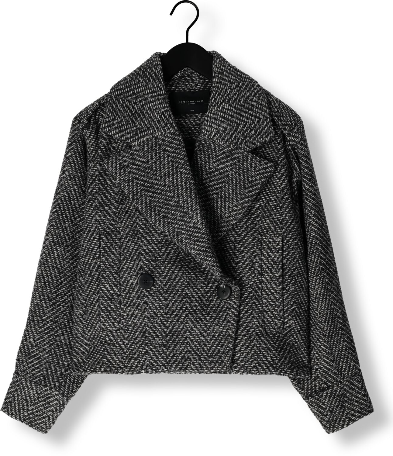 COPENHAGEN MUSE Dames Jassen Cmelizzabeth-coat Zwart