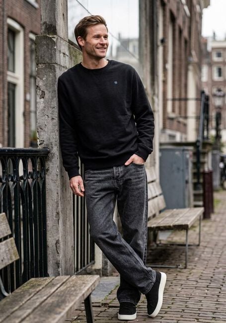Zwarte G-STAR RAW Sweater C235 - PACIOR SWEAT R - large