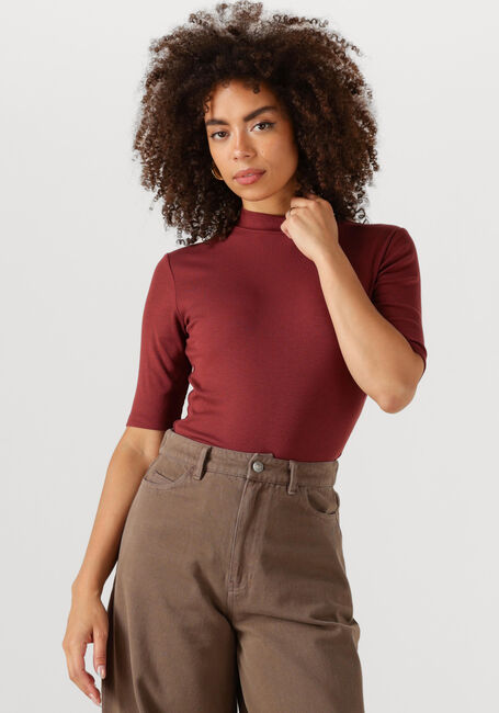 Bordeaux MODSTRÖM Top KROWN T-SHIRT - large