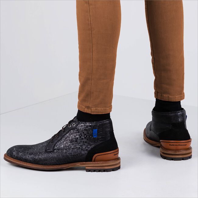 Zwarte FLORIS VAN BOMMEL Veterschoenen 20228 Zwarte FLORIS VAN BOMMEL Veterschoenen 20228 - large