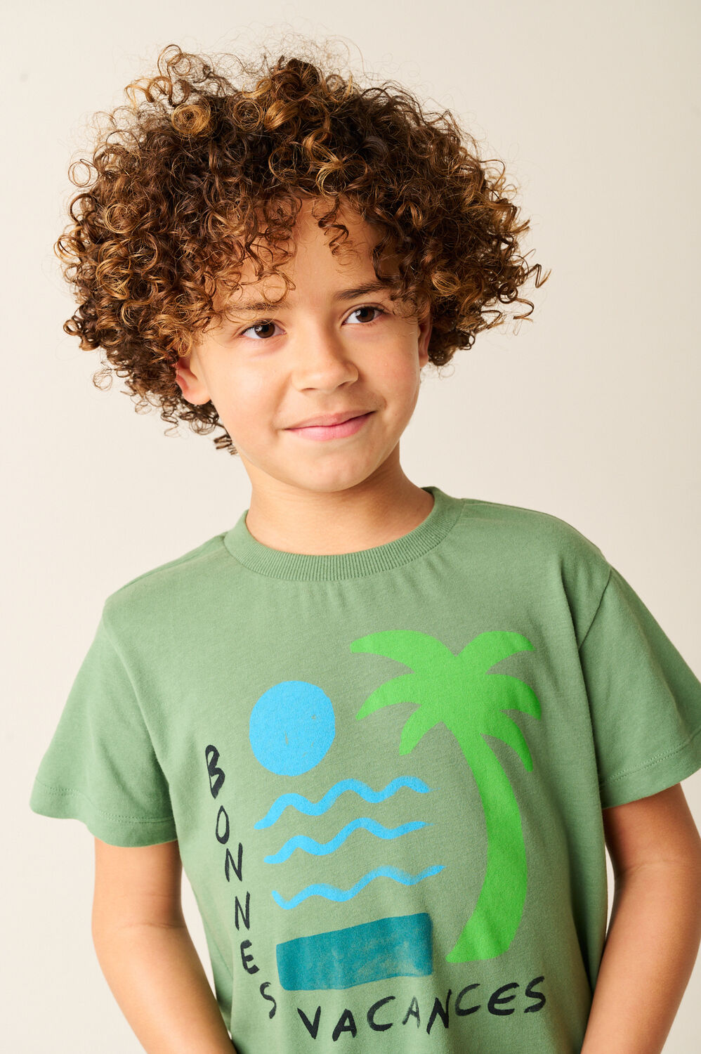 Groene TUMBLE 'N DRY T-shirt NASSAU - large