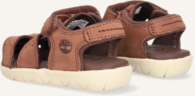 Bruine TIMBERLAND Platte sandalen NUBBLE LEATHER FISHERMAN Bruine TIMBERLAND Platte sandalen NUBBLE LEATHER FISHERMAN - large