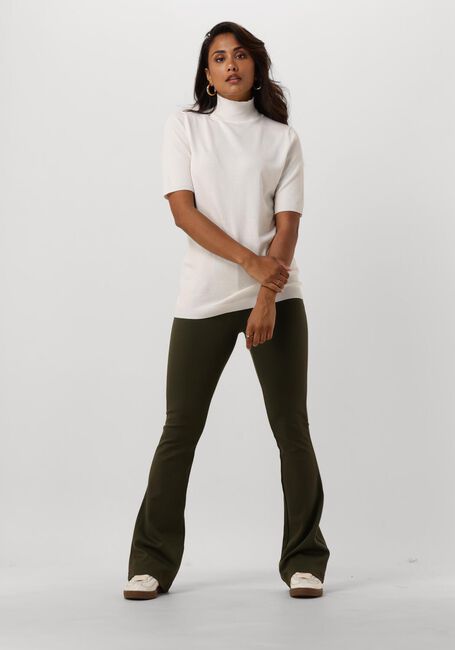 Gebroken wit MINUS Top LIMA ROLL NECK KNIT - large