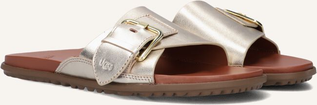 Gouden UGG Slippers W SOLIVAN BUCKLE SLIDE Gouden UGG Slippers W SOLIVAN BUCKLE SLIDE - large
