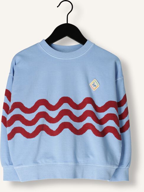 Blauwe Jelly Mallow Sweater WAVE PIGMENT SWEATSHIRT Blauwe Jelly Mallow Sweater WAVE PIGMENT SWEATSHIRT - large