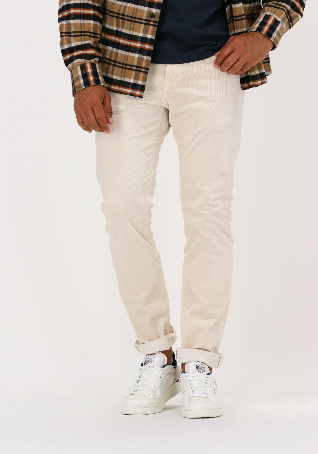 Gebroken wit SCOTCH & SODA Chino AMS BLAUW GARMENT DYED RALSTON