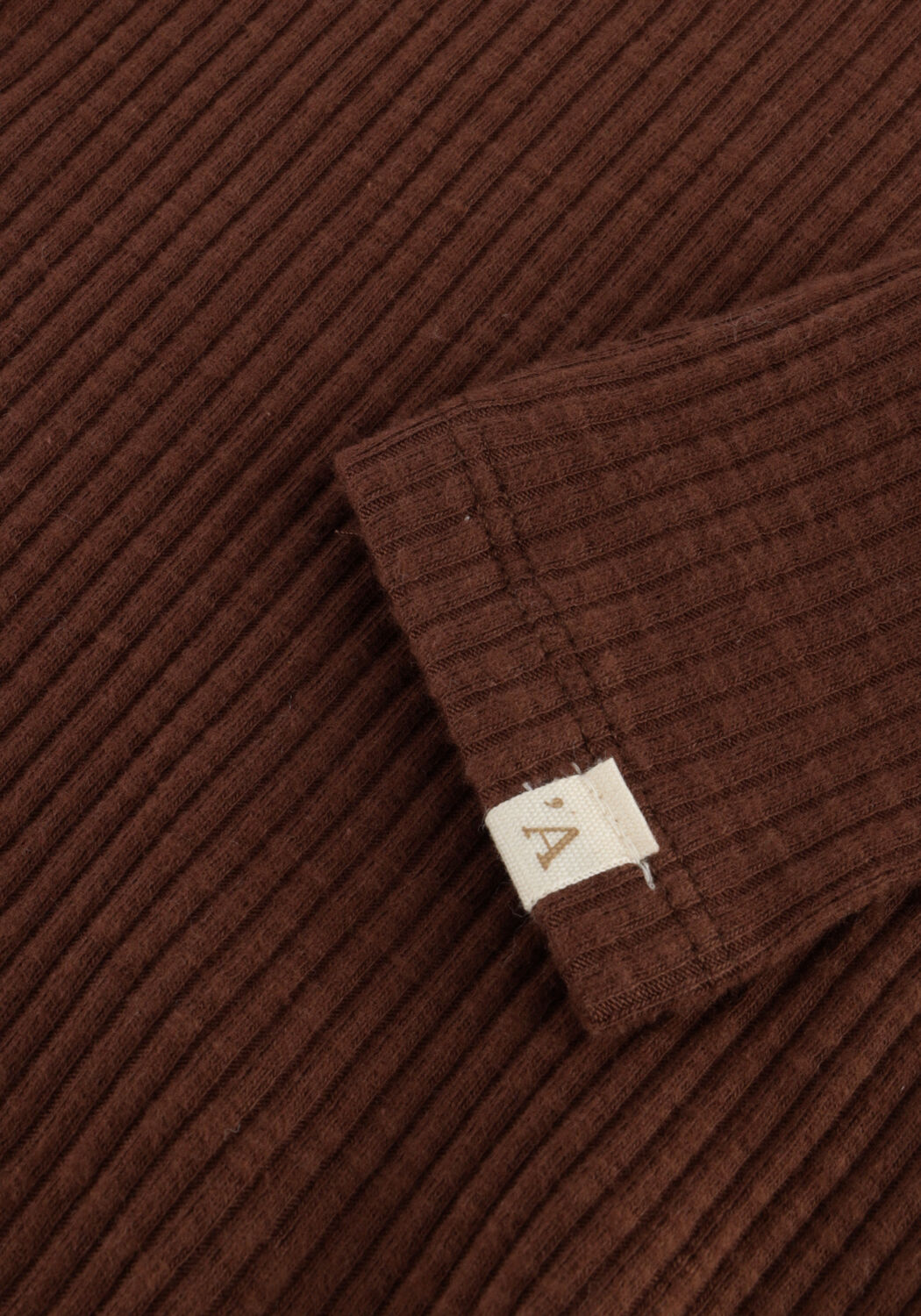 Bruine LIL' ATELIER Tops & T-shirts NMFRAJA LS SLIM TOP WI - large