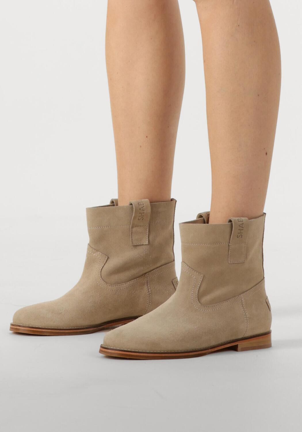 Beige SHABBIES Chelsea boots FESTI ANKIE - large
