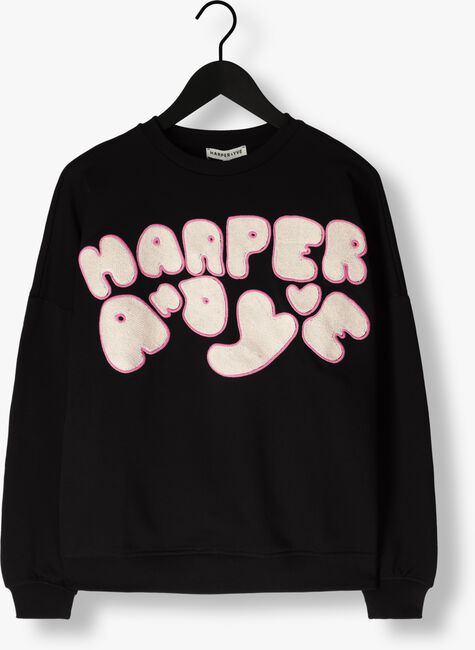 Zwarte HARPER & YVE Sweater LOGO-SW - large