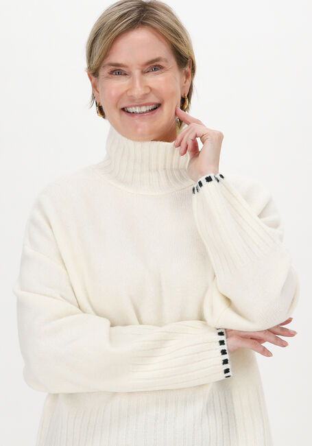 Gebroken wit NA-KD Coltrui HIGH NECK KNITTED SWEATER - large