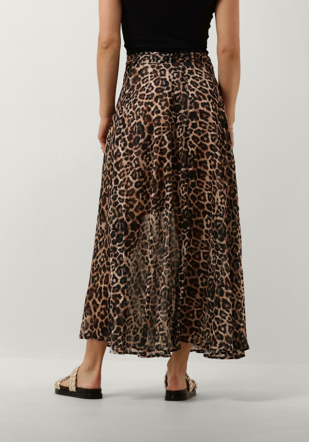 GUESS Dames Rokken New Romana Skirt Leopard