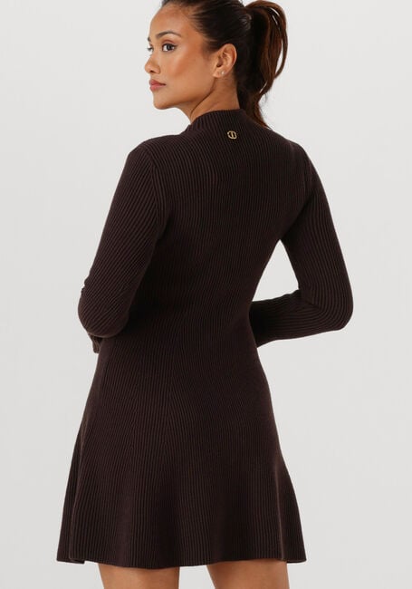Bruine TWINSET MILANO Mini jurk 252TT3140 - large