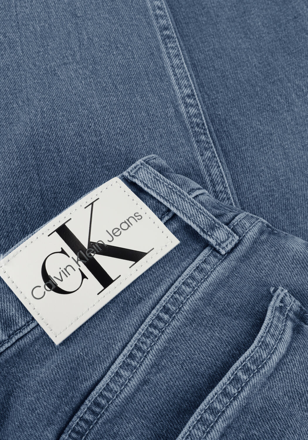 Blauwe CALVIN KLEIN Mom jeans MOM JEAN - large