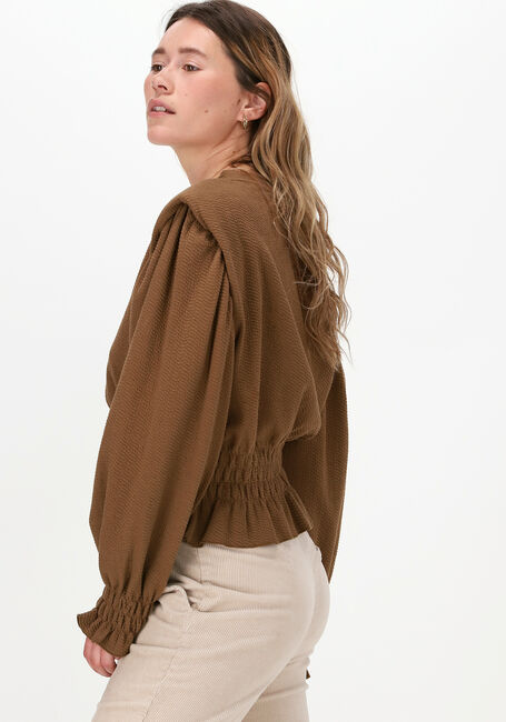 Bruine OBJECT Trui TAYLOR LS PULLOVER - large