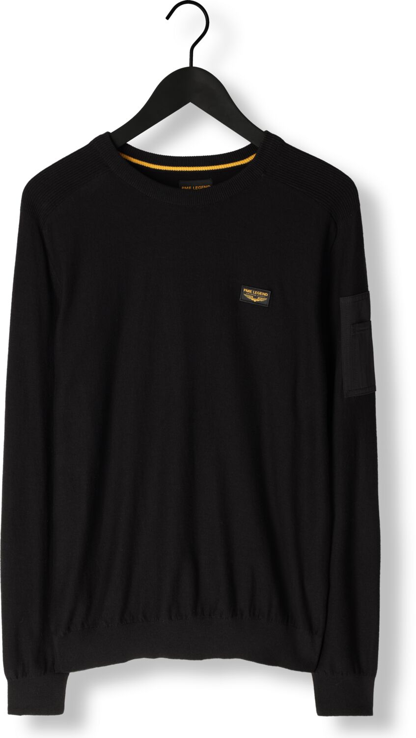 PME LEGEND Heren Truien & Vesten R-neck American Classic Buckley Knit Zwart