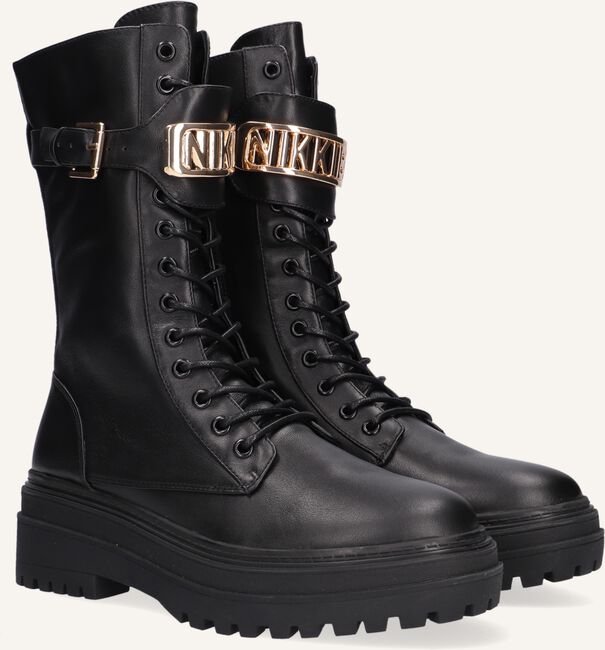 Zwarte NIKKIE Veterboots LYNN BOOTS Zwarte NIKKIE Veterboots LYNN BOOTS - large